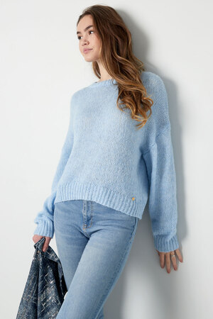 Pullover gemütlich - blau h5 Bild13